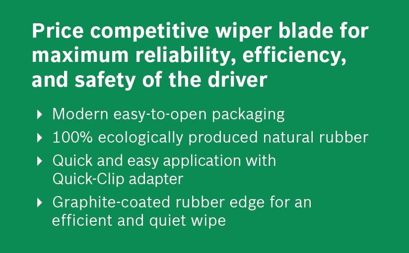 Bosch Eco Front Wiper Blade For Car