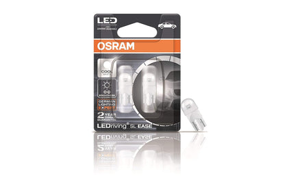 Osram LED T10 2825DW-02B Parking Lamp (12V, 1W) for All Models (White)