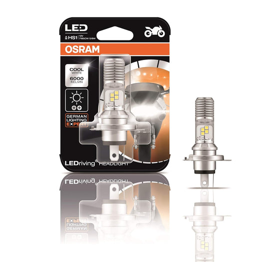 Osram LEDriving HEADLIGHT for bikes HS1 7285CW 5/6W 12V PX43T Blister Pack, Cool White