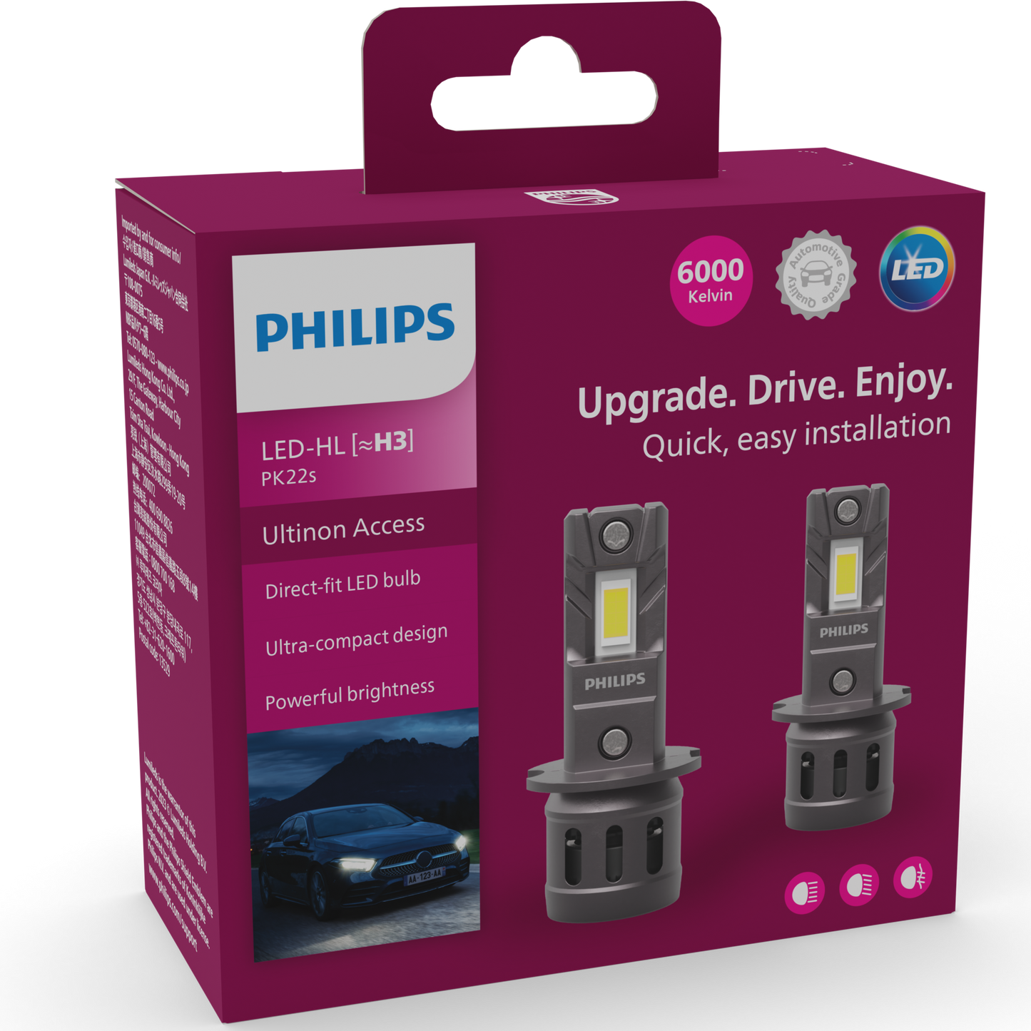 Philips Ultinon Access/Weather Vision LED direct fit Plug n Play - VTL WORLD