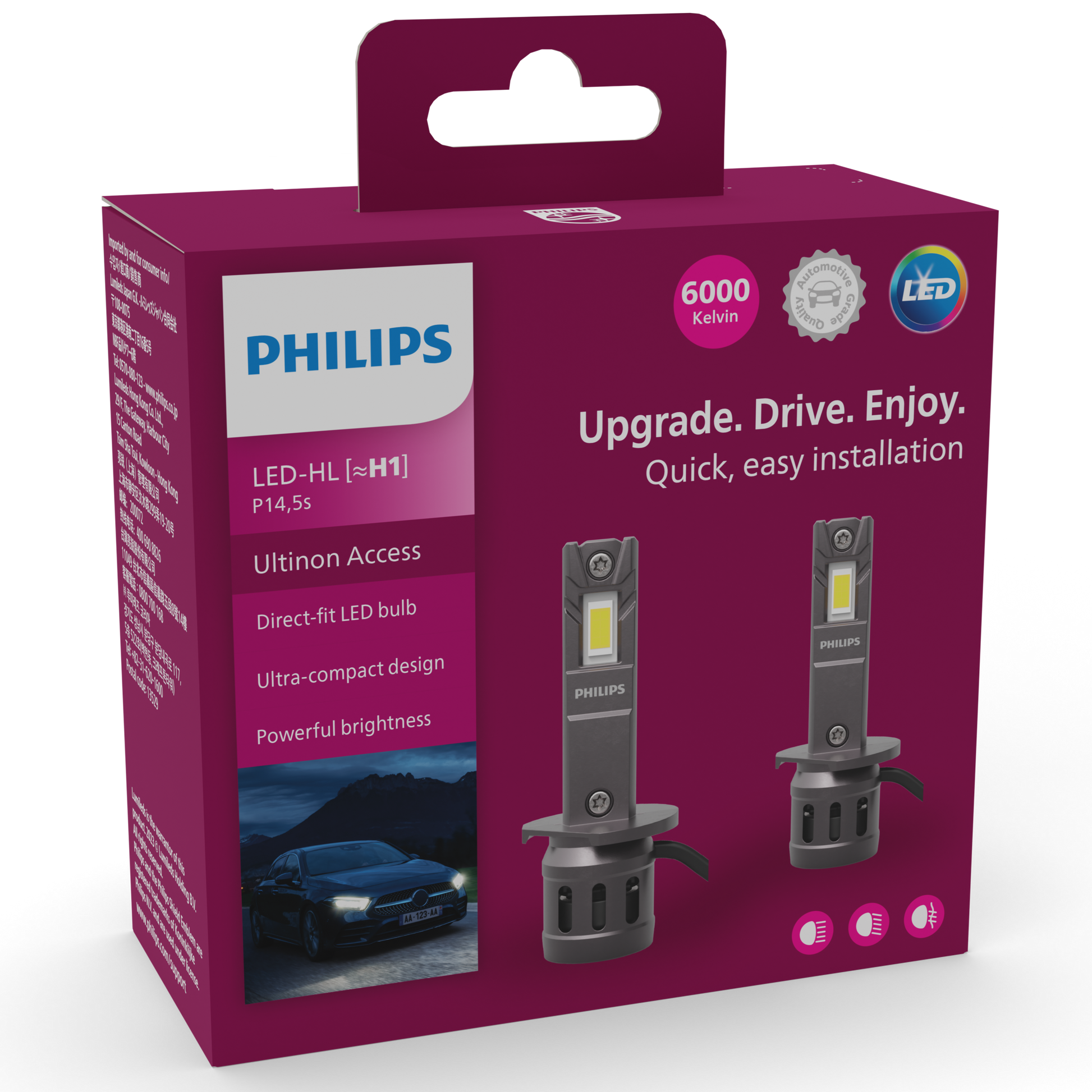 Philips Ultinon Access/Weather Vision LED direct fit Plug n Play - VTL WORLD